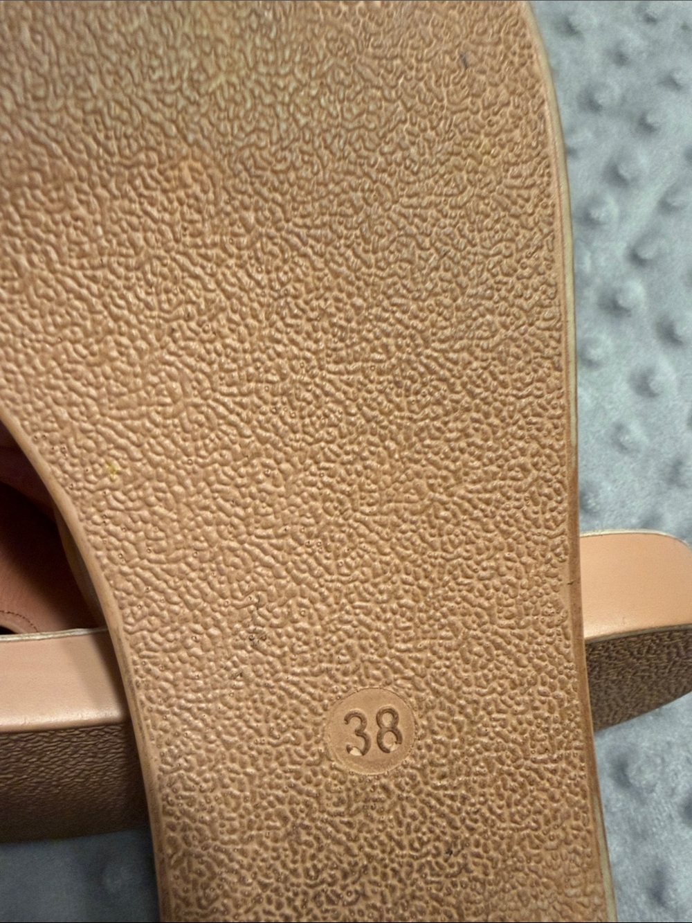 Ayalla by Antelope Beige Leather Slide Sandals - Women's Slip-On Comfort - Picture 4 of 4